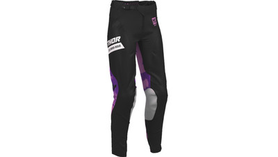 THOR Women's Launchmode Bleach MX Pants - Black/Orchid - US 9/10 2902-0428