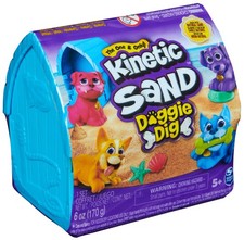 Dog House - with 170 g Magic Beach Sand, 1 Dog Figure and Accessories for Cre...