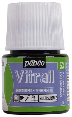 Pebeo Vitrail Paint, Lavender Blue 1 Count (Pack of 1)
