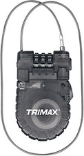 Trimax Retractable Cable with 3-Diget Combina...