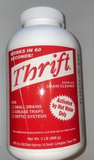 Thrift T-200 Drain Cleaner - 2 Pound Bottle (2 lb)