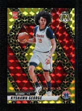2024-25 Panini Mosaic Rookies FOTL Spectris Gold Prizm 2/10 Kyshawn George 12cb