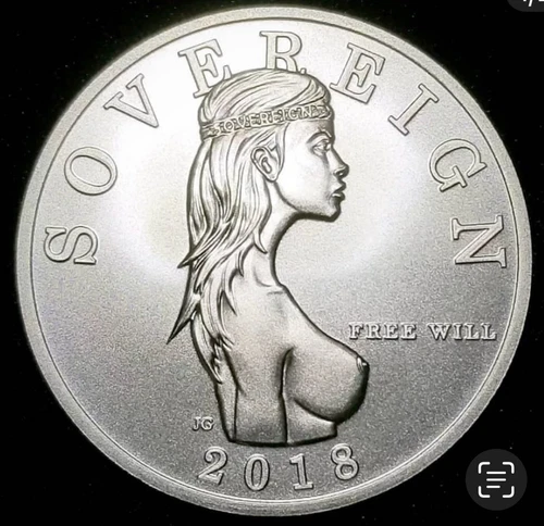Super Rare BU 2018 Free Will Sovereign Bullion 1oz .999 Silver ONLY 500 Minted!