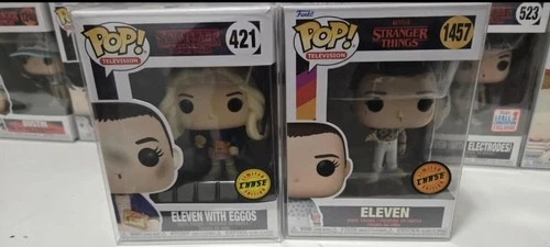 Funko Pop!  Stranger Things - Eleven with Eggos (Chase) #421 Bloody(Chase) #1457