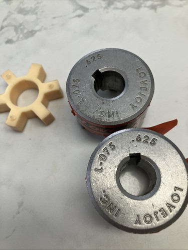 Lovejoy .625 Coupling Hub Set With Spider L-075 NOS - Picture 2 of 4