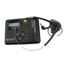 Sony Walkman FM AM Radio Srf-m45 Missing Battery Cover With Headphones