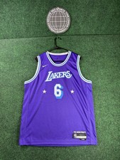 Los Angeles Lakers Nike LeBron James Swingman Youth Jersey Sz XL NWOT DEFECT