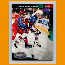 Jason Bonsignore Rookie #510 1993-94 Parkhurst USA Hockey Card NHL. rookie card picture