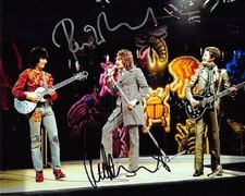 Rod Stewart and Ronnie Wood from Band Faces, Autographed
