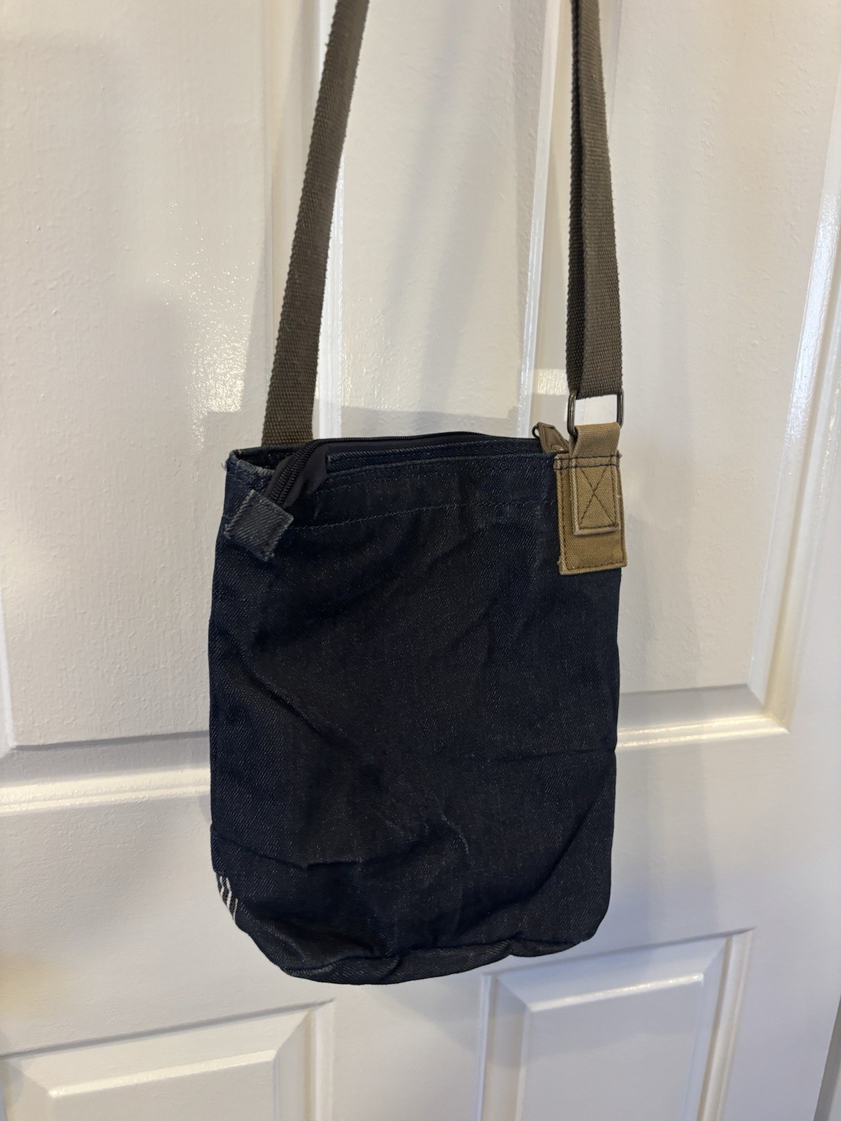 Chala Patch Messenger  Denim Canvas Adjustable Cr… - image 8