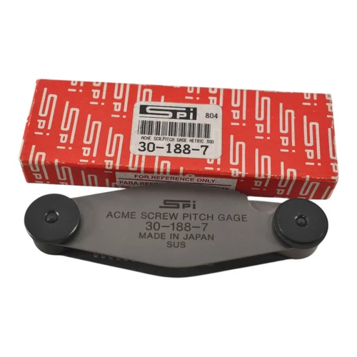 NEW SPI 30-188-7 Metric Screw Pitch Gage, 30 Deg. Metric Model