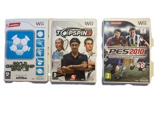 Lotto 3 Giochi sport•Nintendo Wii•PAL•Pes 2010• Top Spin3•world Champion. Sports