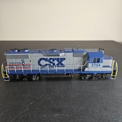 HO Athearn 2704 EMD GP38 CSX 4615 Operation Redblock Powered Diesel