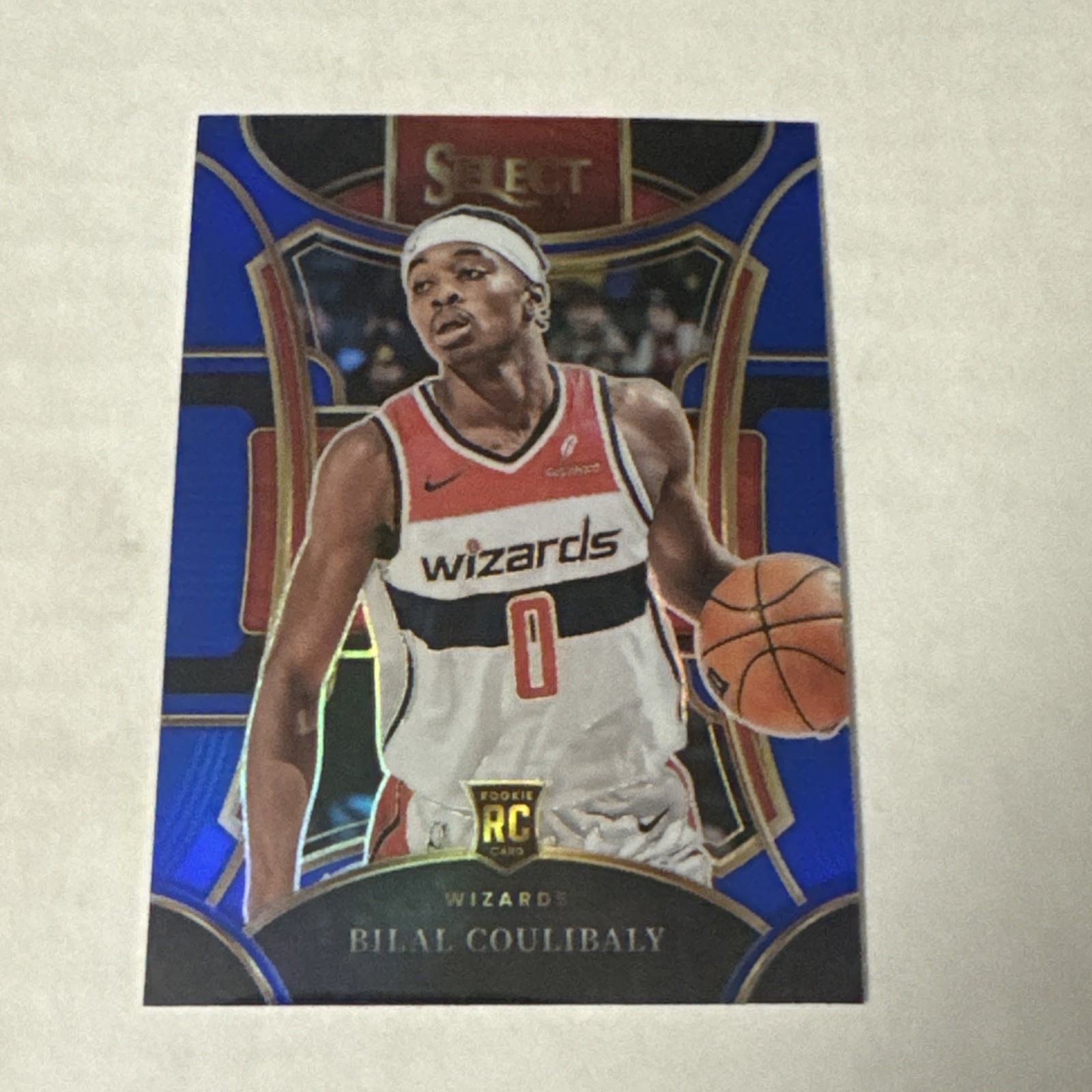 2023-24 Panini Select - Bilal Coulibaly - Mezzanine - Blue Prizm #304 (RC)