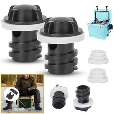 2pcs Replacement Drain Plug for RTIC Cooler&YETI Cooler Leak-Proof Accessories