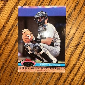 Topps 1991 Stadium Club Special Set Benny Santiago NL All-Star #164 Padres