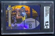 AARON RODGERS SGC 9.5 ROOKIE BIG NUMBERS EARLY CARD ~ PACKERS COMPARE TO $100