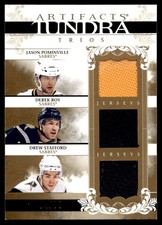 2009-10 Upper Deck Artifacts Tundra Trios Jason Pominville/Derek Roy/Drew