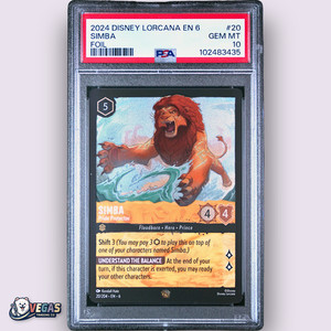 PSA10Disney Lorcana シンバ #215 EN 7920 Psa Lorcana | eBay