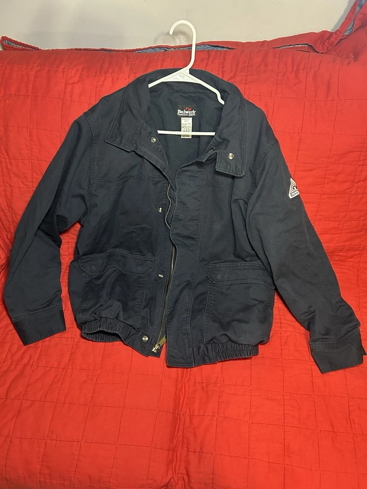Chaqueta Bulwark FR Grande Azul Marino Nueva Sin Etiquetas Nueva Sin Etiquetas Foto 2 de 4