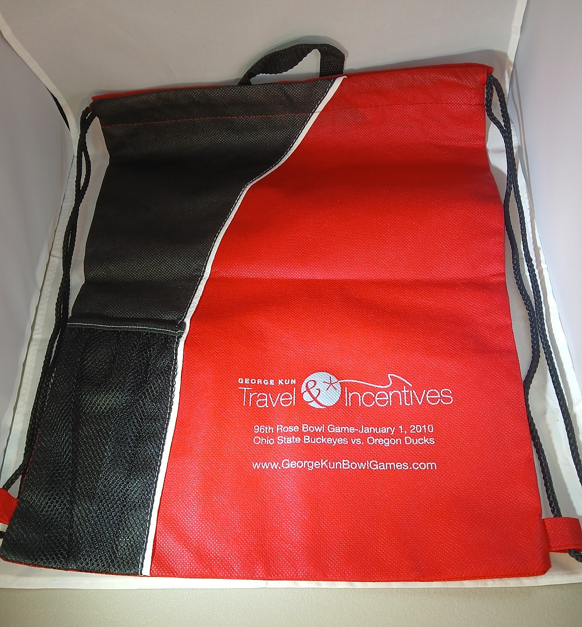 2010 Rose Bowl Ohio State Buckeyes vs Oregon Ducks Commemorative Travel Satchel