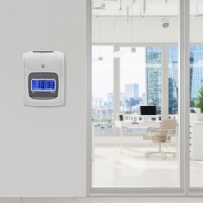 Time Clock Punch Card Employee Attendance Machine LCD Display Check- in Machine