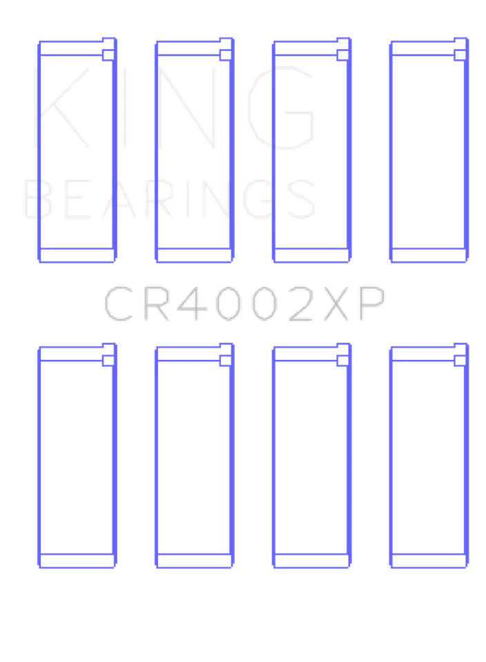 King Engine Bearings Connecting Rod Bearing Set for Mazda Miata 1994-2003 +.25mm — 第 3/4 张图片