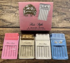 VINTAGE NOS Hair Styla FULL BOX of 12 Hong Kong Beauty Picks Combs Resell Lot
