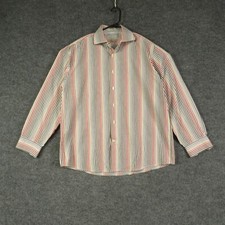 Eighty Eighty Shirt Mens Large Multicolor Long Sleeve Button Up Collared Shirt