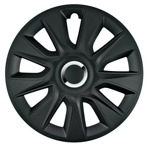 Set Kit 4 copricerchi 13'' in ABS vernice doppio strato Stratos RC Black