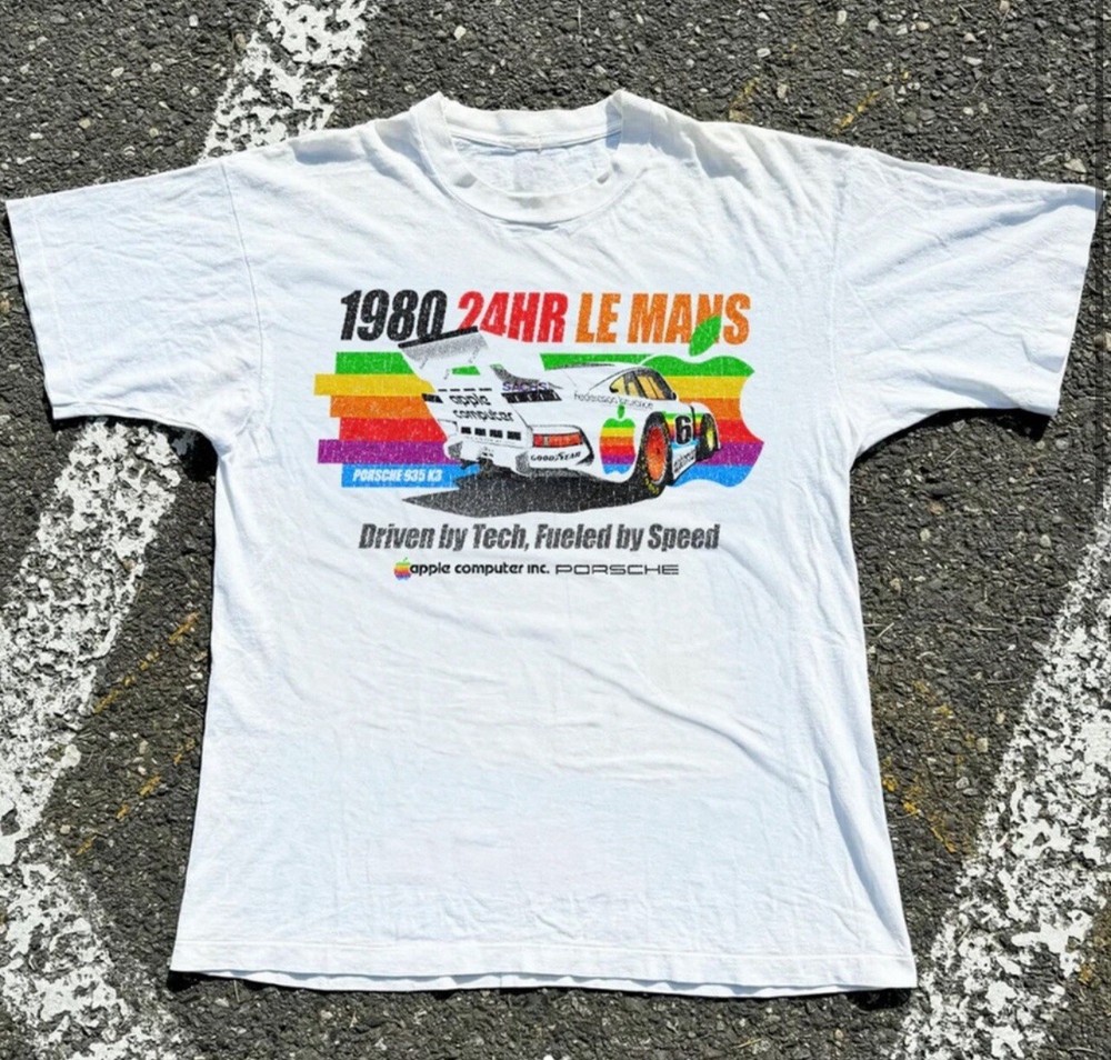 3XL  New Apple Porsche Le Mans Racing Tee