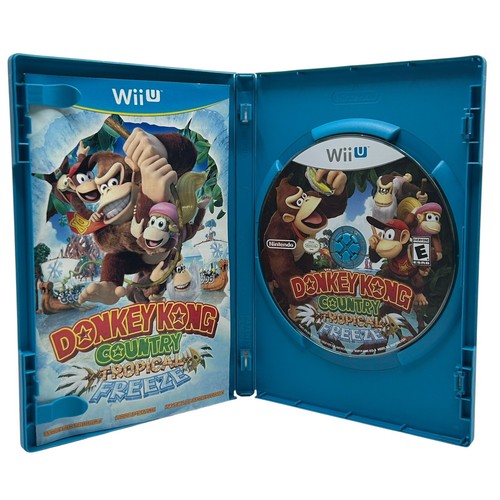 Donkey Kong Country: Tropical Freeze (Nintendo Wii U) juego completo probado en caja original - Imagen 2 de 4