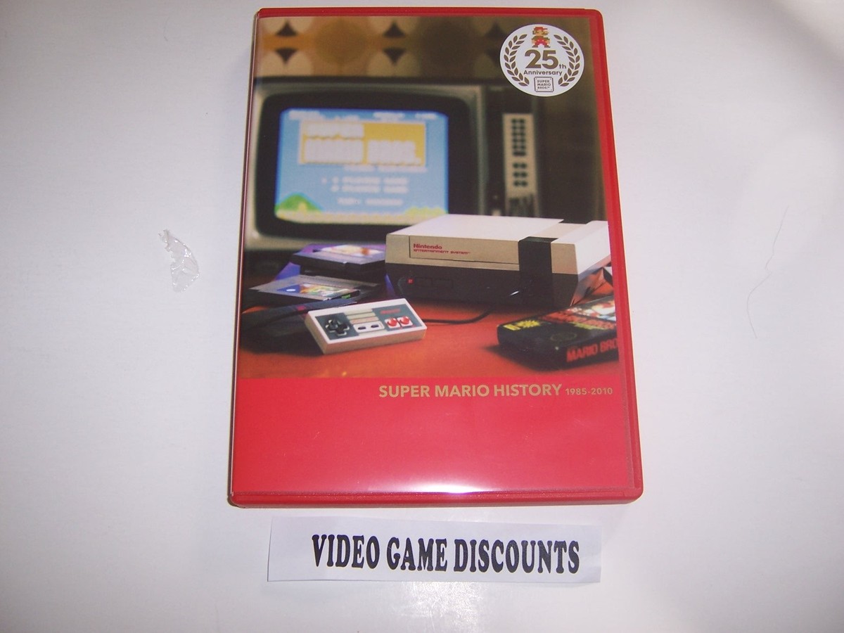 Super Mario 25th Anniversary History 1985-2010 plus Music CD 