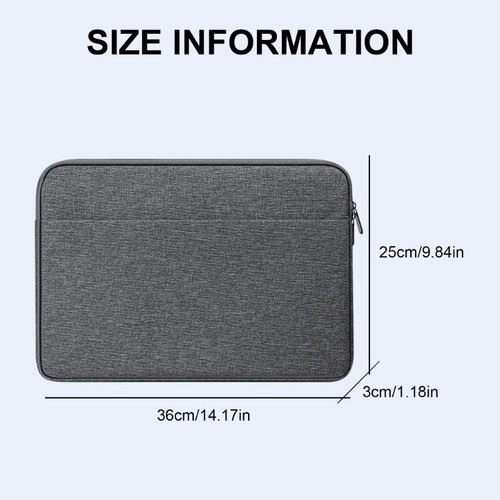 Multiple Pocket Laptop Case for 13-13.9Inch Computers Sleeve Travel Friendly Bag - Bild 8 von 12