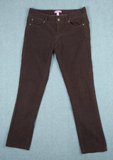 Lilly Pulitzer Corduroy Pants Womens Size 4 25X27.5 Brown Slim Leg