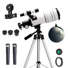 Professional Astronomical Telescope with High Tripod Travel Bag Adults Kids Gift