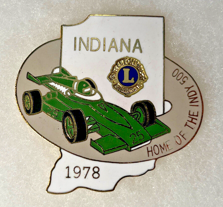1978 INDIANA LIONS CLUB SET PINS Home of the Indy Indianapolis 500