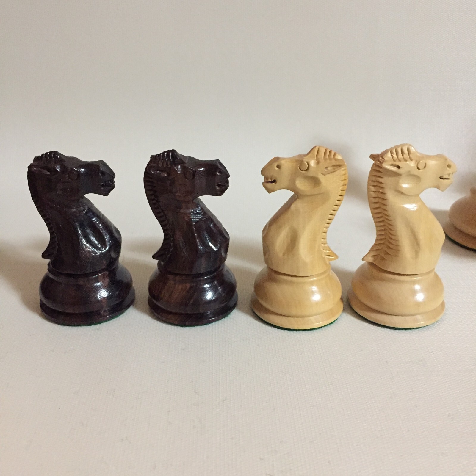 Vtg House of Staunton Reykjavik II Rosewood Tournament Chess Set 3.75
