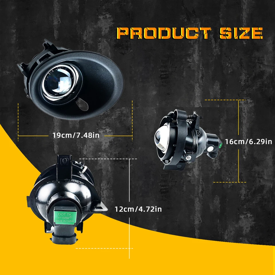 Luces antiniebla luces de parachoques con bombillas para Chevy Chevrolet Camaro LS LT 2014-2015 Foto 2 de 4