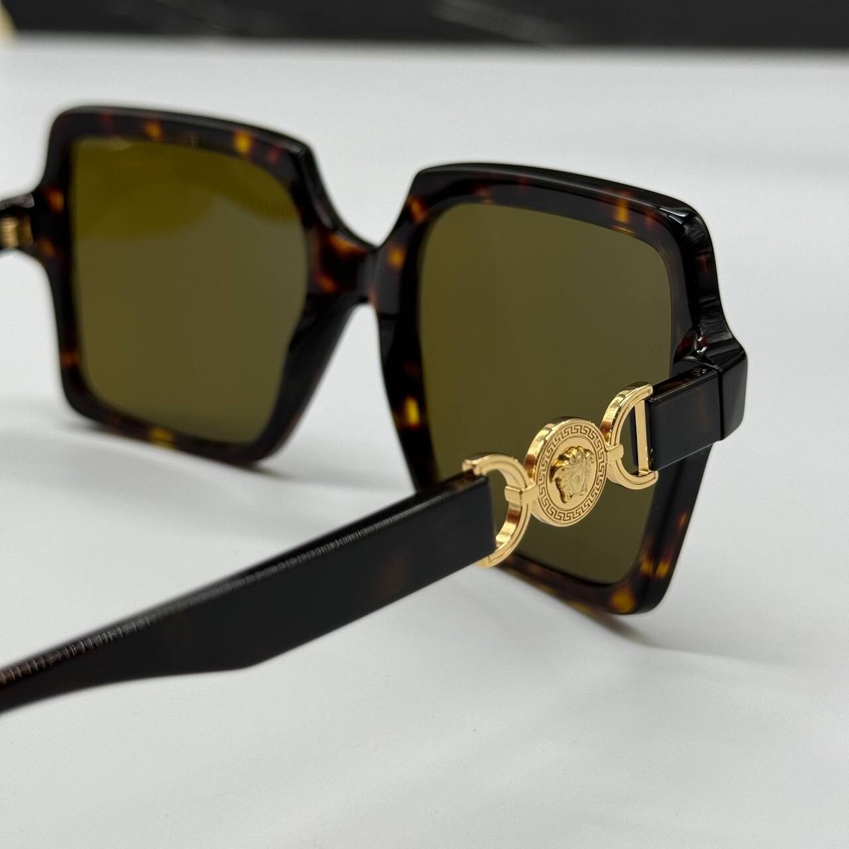NEW MOD 4441 108/73 VERSACE HAVANA GREEN SQUARE VE4441 10873  display picture 2