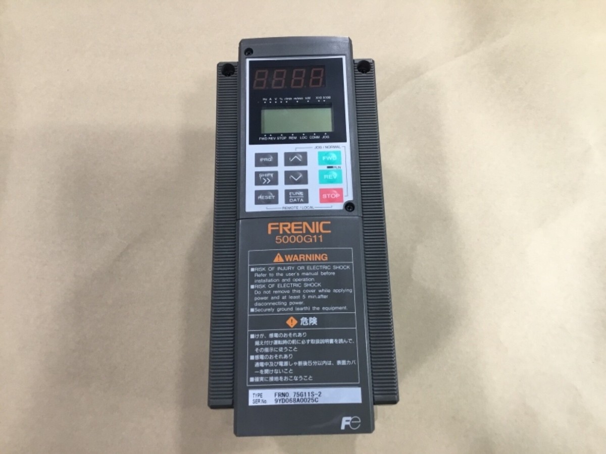 Fuji Electric FRNO.75G11S-2 Inverter 3 Ph 200-230V 1.9kva 5000G11 