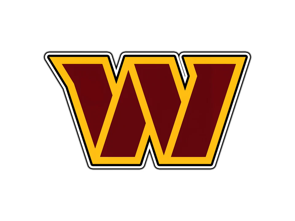 Washington Commanders Logo #2 Football Sticker Waterproof Vinyl Decal DieCut Car