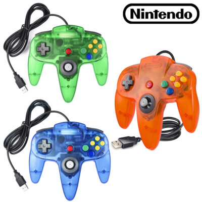 N64 For Nintendo 64 USB Wired Controller Joystick Joypad For PC MAC Retropie Pi