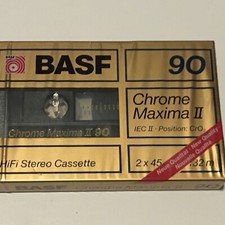 BASF Chrome Maxima II 90  TYPE II Cassette Tape SEALED