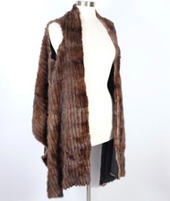 Recent Revillon Mink Fur Jacket Coat Vest Long Cardigan One Size