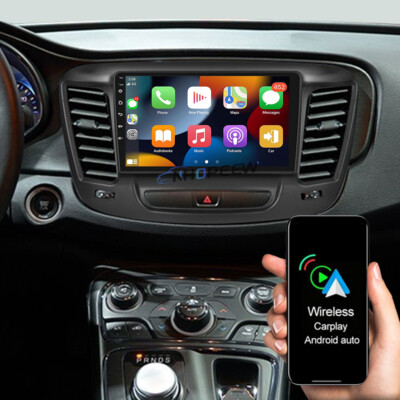 32GB Android 13 CarPlay Car GPS Stereo Radio For Chrysler 200 200C 200S 2015-19