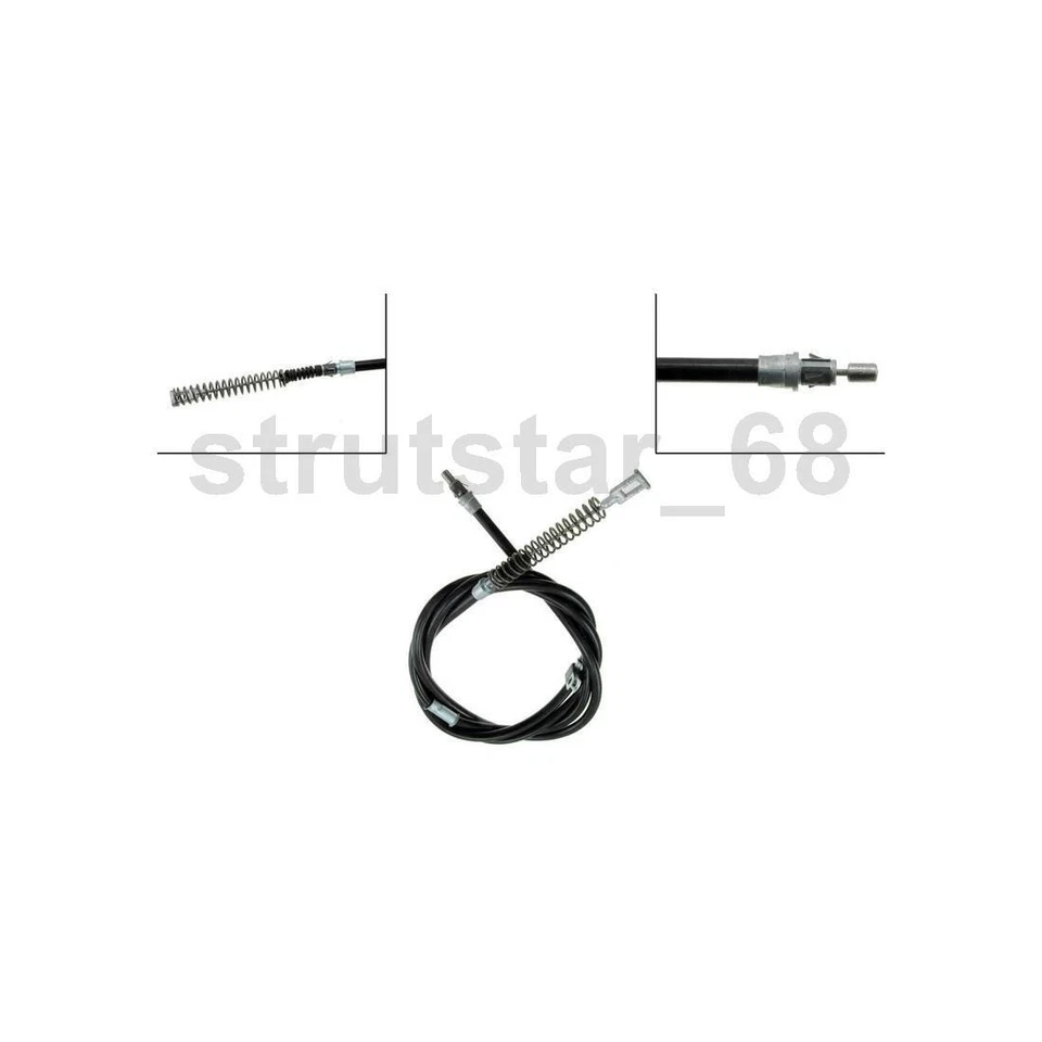 2 задних троса стояночного тормоза подходят для 2001 GMC Sierra 1500 HD 2002 GMC Sierra 1500 HD - Изображение 2 из 4