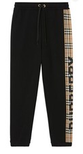 Burberry Check Stripe Track Pants 
