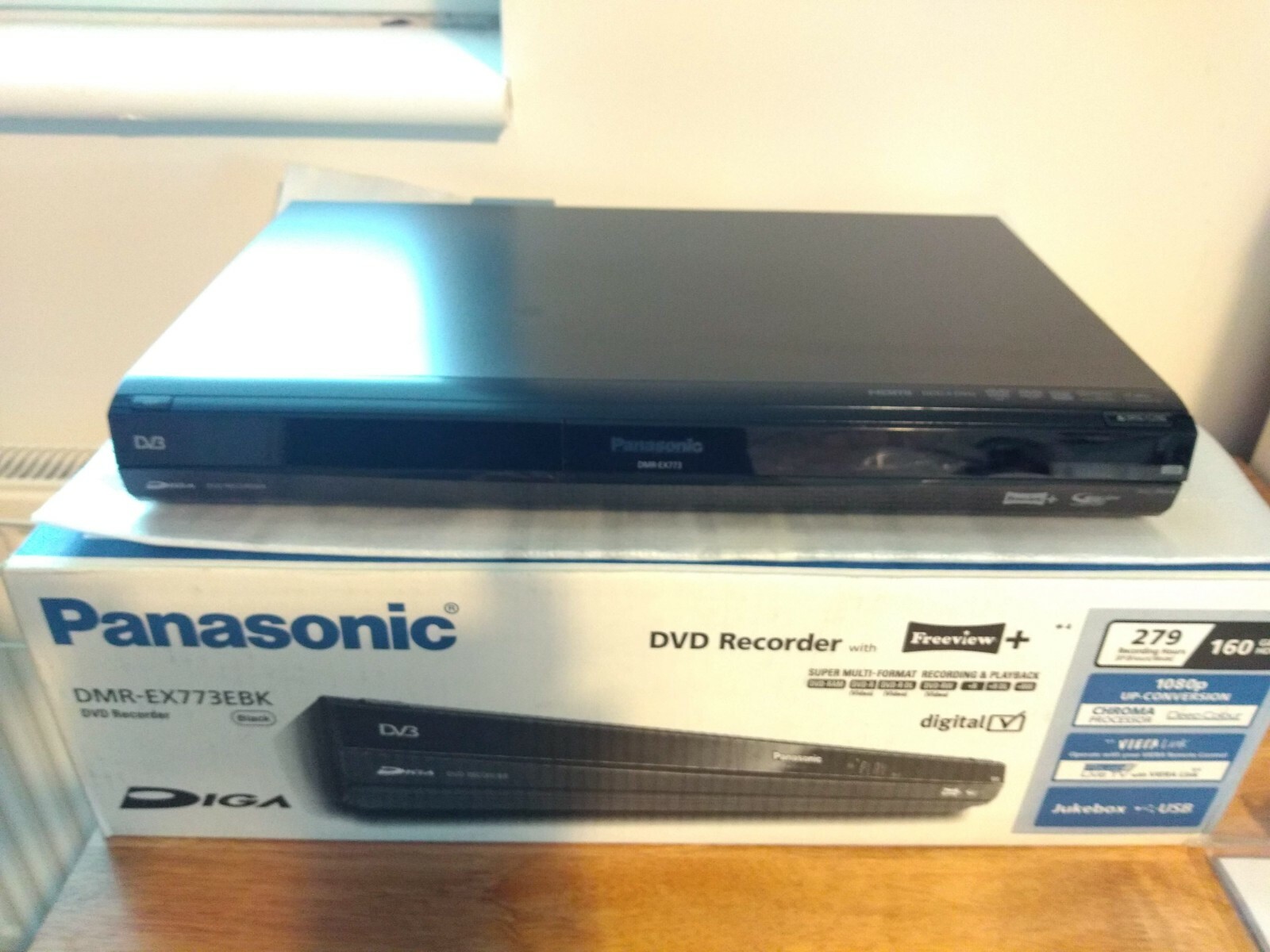 Panasonic DMREX773 DVD and HDD Recorder Freeview HDMI HD Grade A