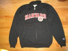 Vintage Champion Label - HARVARD CRIMSON UNIVERSITY Embroidered LG Sweatshirt